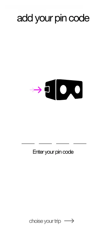 Enter the pin code