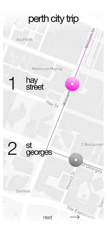Follow the route