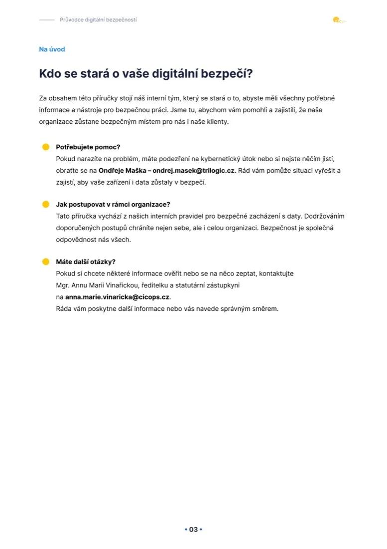 Digital Security Guide, page 3