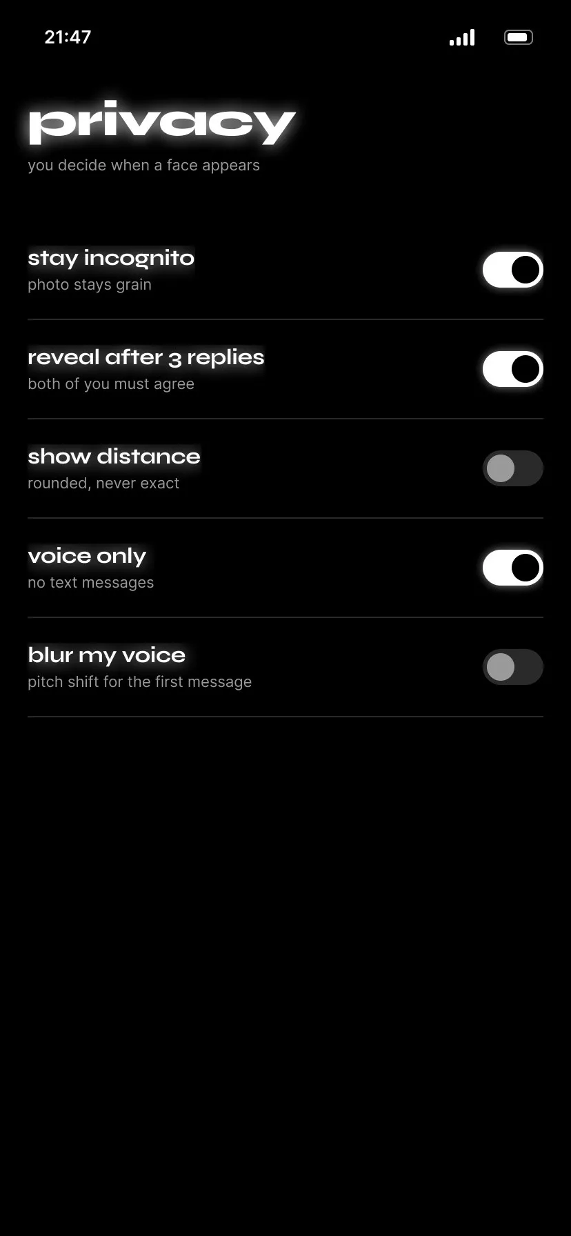 Privacy