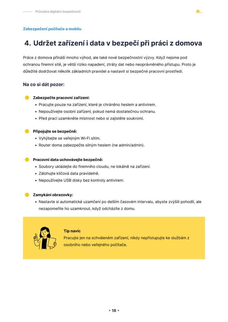 Digital Security Guide, page 18