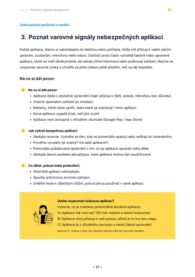 Digital Security Guide, page 17